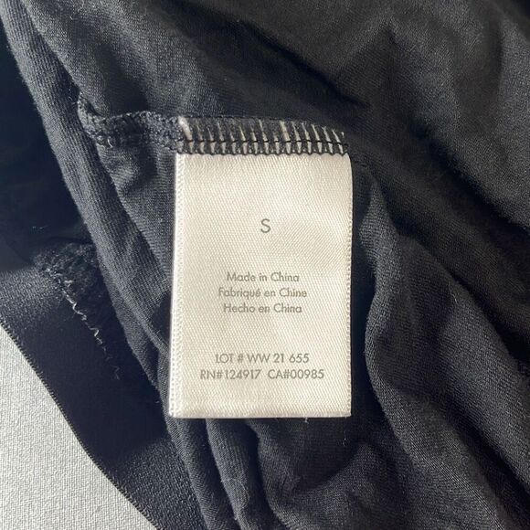 Weworewhat Modal Booty Shorts Black Lettuce Hem Elastic Waist Small Casual - Picture 6 of 7